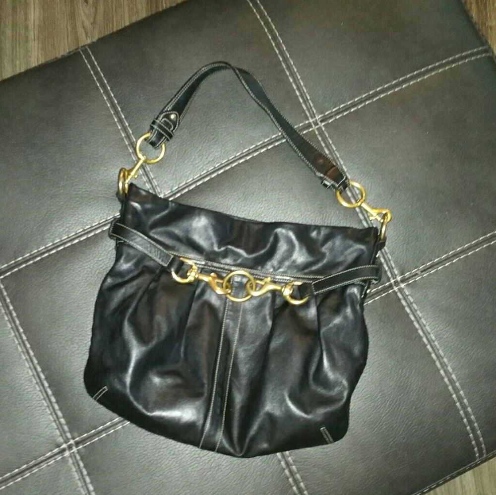 Coach Hamptons Belted Hobo Shoulder Bag